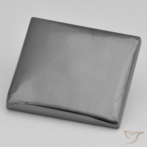 23.01ct Натуральный Средний серый Гематит, Огранка Багет, Непрозрачный
