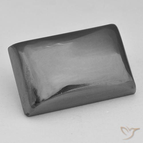 32.31ct Натуральный Средний серый Гематит, Огранка Багет, Непрозрачный