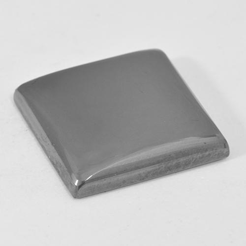 22.87 карата, натуральный Средний серый Гематит, Квадрат, Непрозрачный