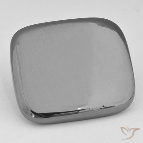 42.61ct Натуральный Серебристо-серый Гематит, Подушка, Непрозрачный