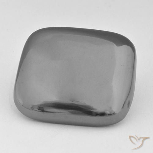 52.63ct Натуральный Серебристо-серый Гематит, Подушка, Непрозрачный