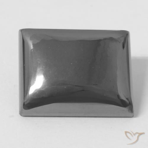 30.31ct Натуральный Серебристо-серый Гематит, Огранка Багет, Непрозрачный