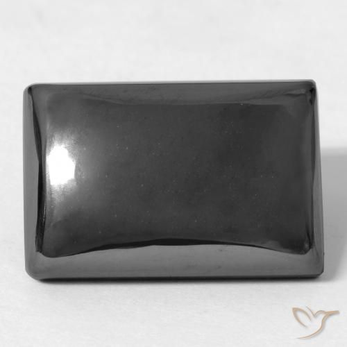 24.41ct Натуральный Средний серый Гематит, Огранка Багет, Непрозрачный
