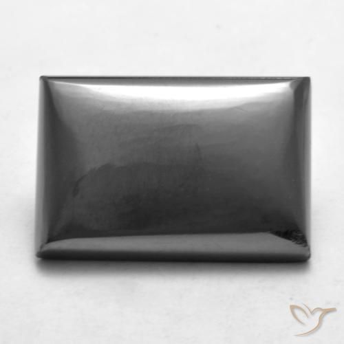 20.53ct Натуральный Средний серый Гематит, Огранка Багет, Непрозрачный