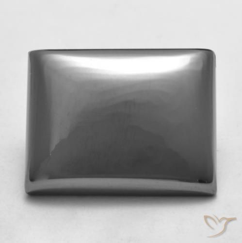 24.45ct Натуральный Средний серый Гематит, Огранка Багет, Непрозрачный