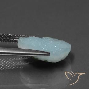 4.20 карата, натуральный Светло-синий Гемиморфитовая друза, Необычная форма, Непрозрачный