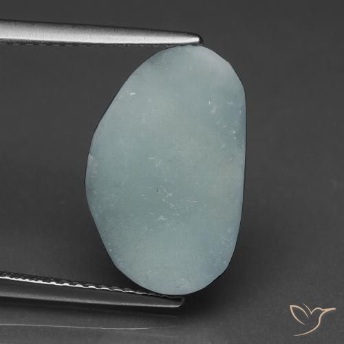 5.88ct Натуральный Бледно-сине-зеленый Гемиморфитовая друза, причудливая, Непрозрачный