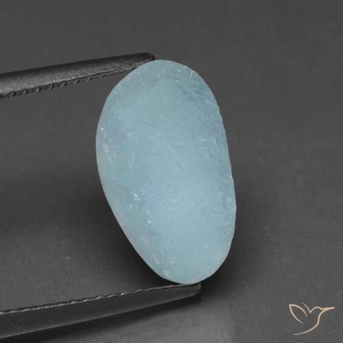 4.99ct Натуральный Светло-сине-зеленый Гемиморфитовая друза, причудливая, Непрозрачный