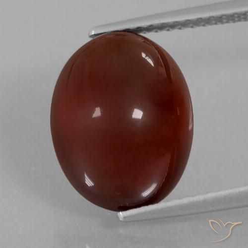 8.34ct Натуральный Пекан коричневый Гранат Гессонит, Овал, Полупрозрачный