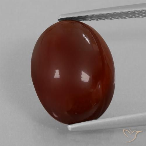 7.07ct Натуральный Пекан коричневый Гранат Гессонит, Овал, Полупрозрачный