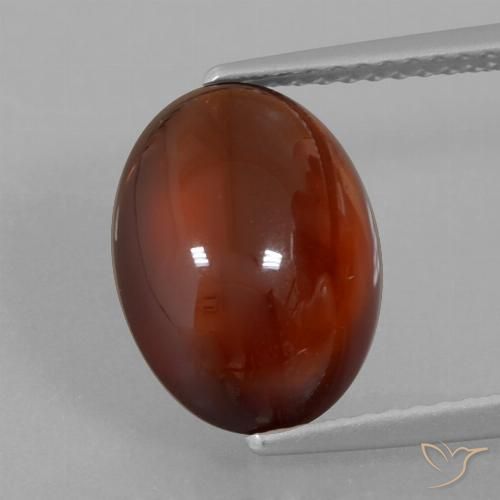 5.27ct Натуральный Пекан коричневый Гранат Гессонит, Овал, Полупрозрачный