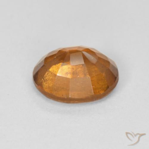 2.19 карата, натуральный Medium Dark-Orange Гранат Гессонит, Овал, VS-SI