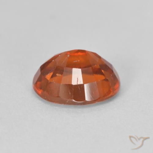 2.48 карата, натуральный Medium Dark-Orange Гранат Гессонит, Овал, Чистота VS