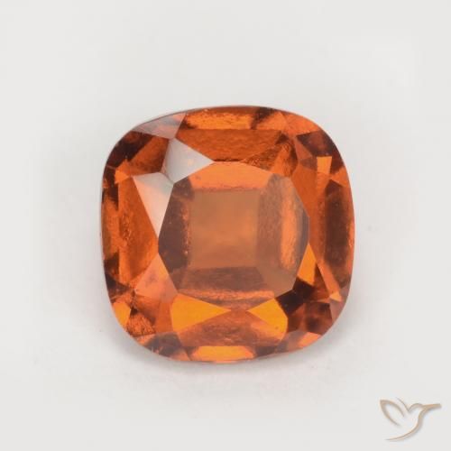 1.78ct Натуральный Средний апельсин Гранат Гессонит, Подушка, Чистота VS