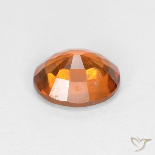 1.48 карата, натуральный Medium Dark-Orange Гранат Гессонит, Овал, Чистота VS