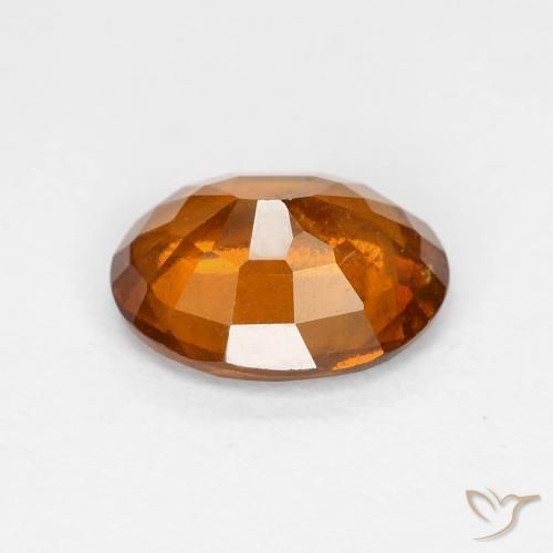 2.05 карата, натуральный Medium Dark-Orange Гранат Гессонит, Овал, VS-SI