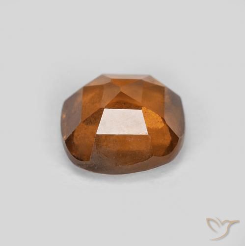 1.12 карата, натуральный Medium Dark-Orange Гранат Гессонит, Подушка, Чистота VS