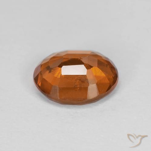 1.21 карата, натуральный Medium Dark-Orange Гранат Гессонит, Овал, Чистота VS