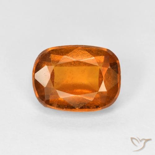 2.04ct Натуральный Средний апельсин Гранат Гессонит, Подушка, Чистота VS