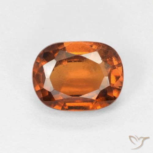 1.69ct Натуральный Землистый апельсин Гранат Гессонит, Подушка, VVS-VS
