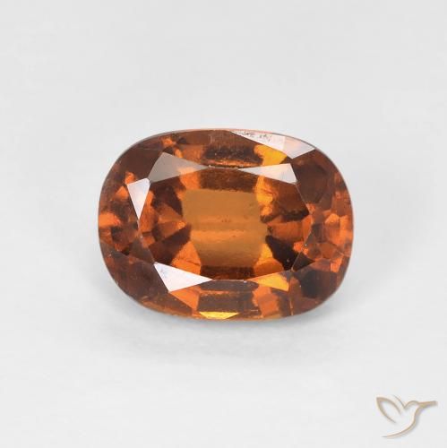 1.84ct Натуральный Средний апельсин Гранат Гессонит, Подушка, VVS-VS