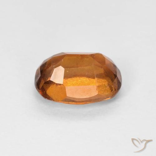 1.15 карата, натуральный Medium Dark-Orange Гранат Гессонит, Подушка, Чистота VS