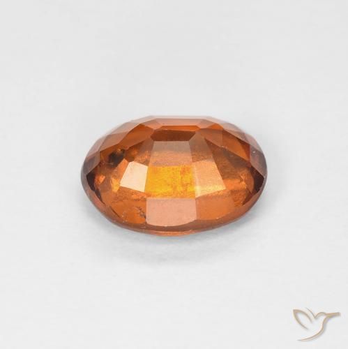 1.53 карата, натуральный Medium Dark-Orange Гранат Гессонит, Овал, Чистота VS