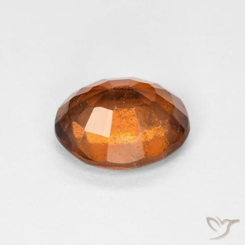 1.75 карата, натуральный Medium Dark-Orange Гранат Гессонит, Овал, Чистота VS