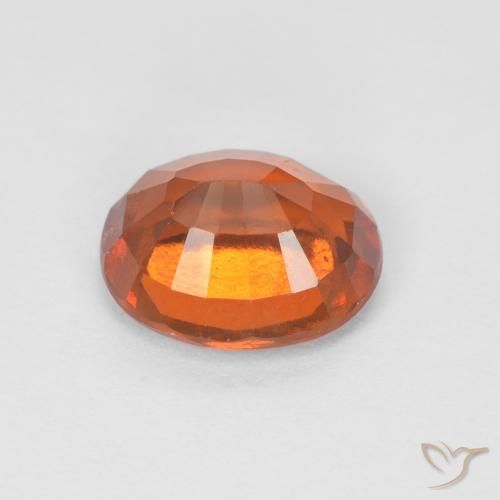 1.74 карата, натуральный Medium Dark-Orange Гранат Гессонит, Овал, Чистота VS
