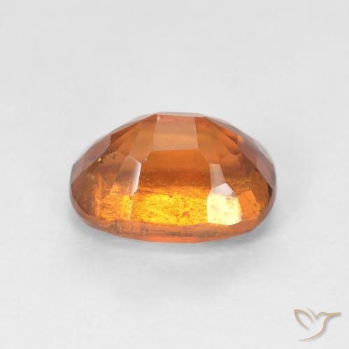 2.00 карата, натуральный Medium Dark-Orange Гранат Гессонит, Овал, VS-SI