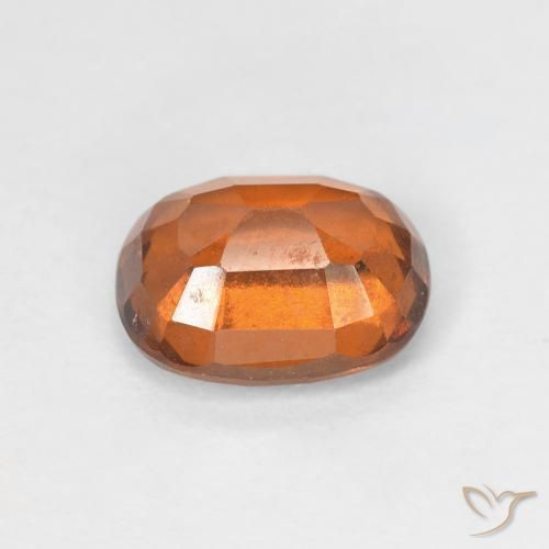 1.72 карата, натуральный Medium Dark-Orange Гранат Гессонит, Подушка, Чистота VS