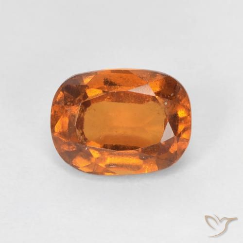 1.81ct Натуральный Средний апельсин Гранат Гессонит, Подушка, Чистота VS