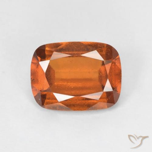 2.52ct Натуральный Средний апельсин Гранат Гессонит, Подушка, Чистота VS