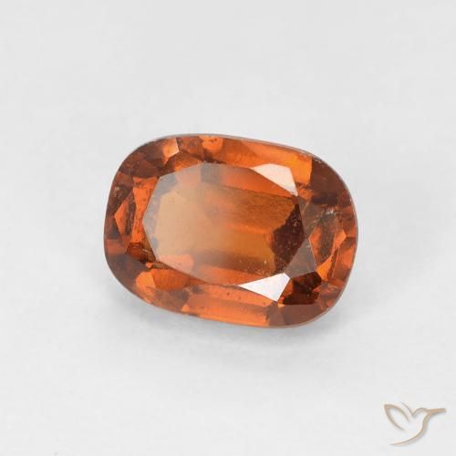 1.33ct Натуральный Medium Dark-Orange Гранат Гессонит, Овал, Чистота VS