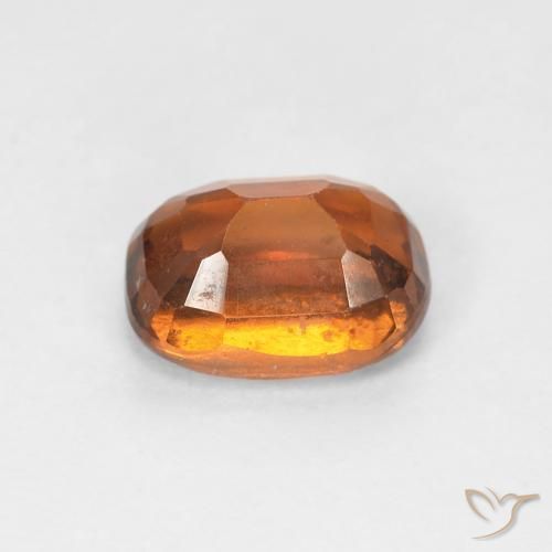 1.33 карата, натуральный Medium Dark-Orange Гранат Гессонит, Овал, Чистота VS