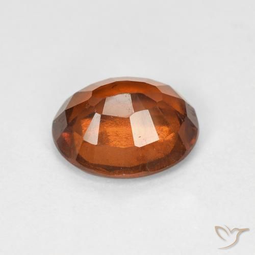 2.69 карата, натуральный Medium Dark-Orange Гранат Гессонит, Овал, Чистота VS
