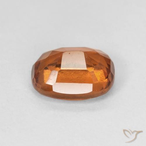 1.83 карата, натуральный Medium Dark-Orange Гранат Гессонит, Подушка, VVS-VS