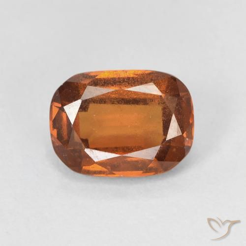 1.82ct Натуральный Средний апельсин Гранат Гессонит, Подушка, VVS-VS