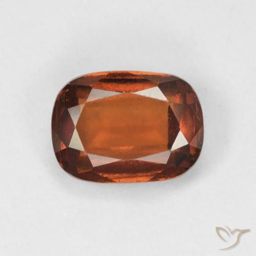 1.75ct Натуральный Средний апельсин Гранат Гессонит, Подушка, VVS-VS