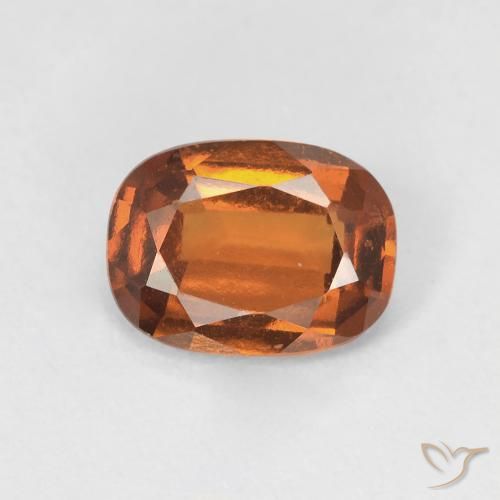 1.42ct Натуральный Средний апельсин Гранат Гессонит, Подушка, VVS-VS