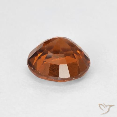 0.95 карата, натуральный Medium Dark-Orange Гранат Гессонит, Круглый, VVS-VS
