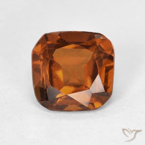 1.31ct Натуральный Янтарный Апельсин Гранат Гессонит, Подушка, VVS-VS