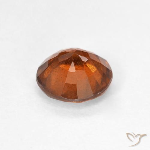 0.95 карата, натуральный Medium Dark-Orange Гранат Гессонит, Круглый, Чистота VS