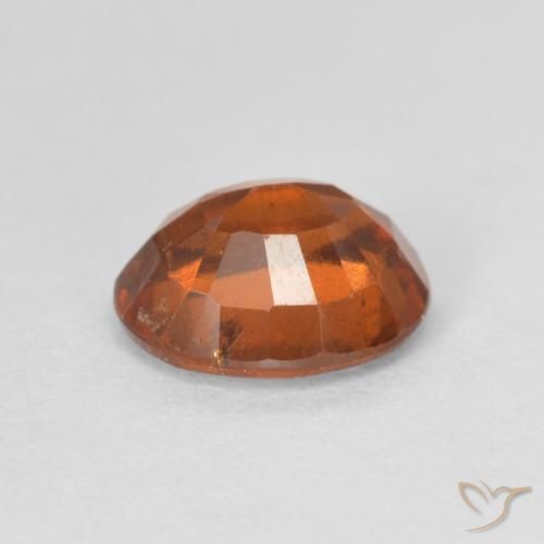 1.73 карата, натуральный Medium Dark-Orange Гранат Гессонит, Овал, Чистота VS