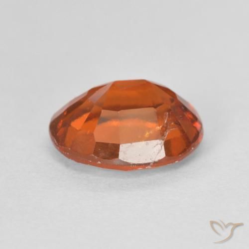 2.06 карата, натуральный Medium Dark-Orange Гранат Гессонит, Овал, Чистота VS