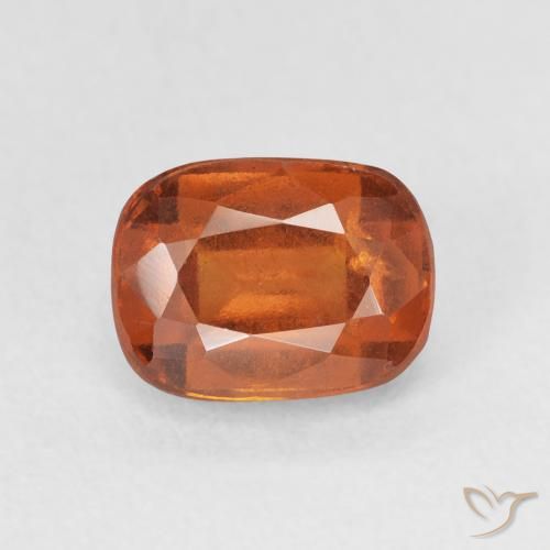 2.17ct Натуральный Средний апельсин Гранат Гессонит, Подушка, VS-SI
