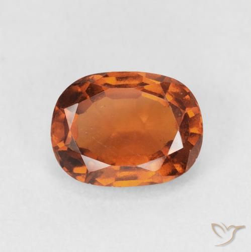 1.83ct Натуральный Красновато-оранжевый Гранат Гессонит, Подушка, VS-SI