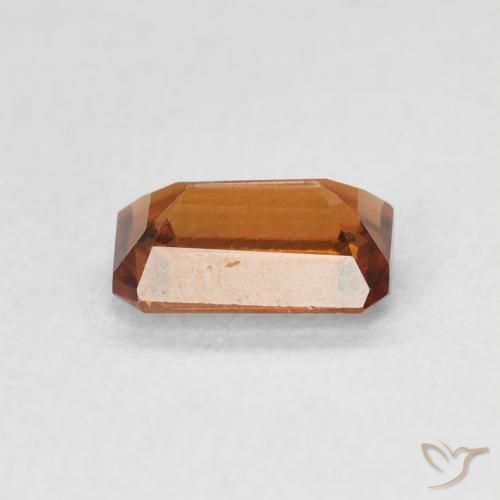 1.06 карата, натуральный Medium Dark-Orange Гранат Гессонит, Октагон / Изумрудная Огранка, Чистота VVS