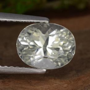 2.60 карата, натуральный Светло-зеленый Хидденит, Огранка Овал, VVS-VS