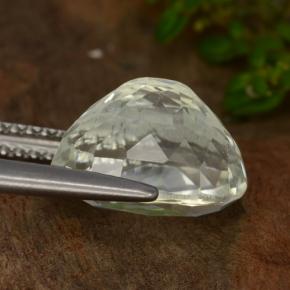 4.44 карата, натуральный Серовато-зеленый Хидденит, Огранка Овал, VVS-VS